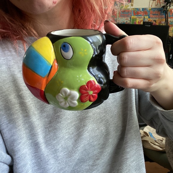 Toucan mug - Colourful Dishwasher Safe Microwave Safe Mug - Picture 6 of 9